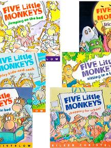 五只猴子系列 five little monkeys